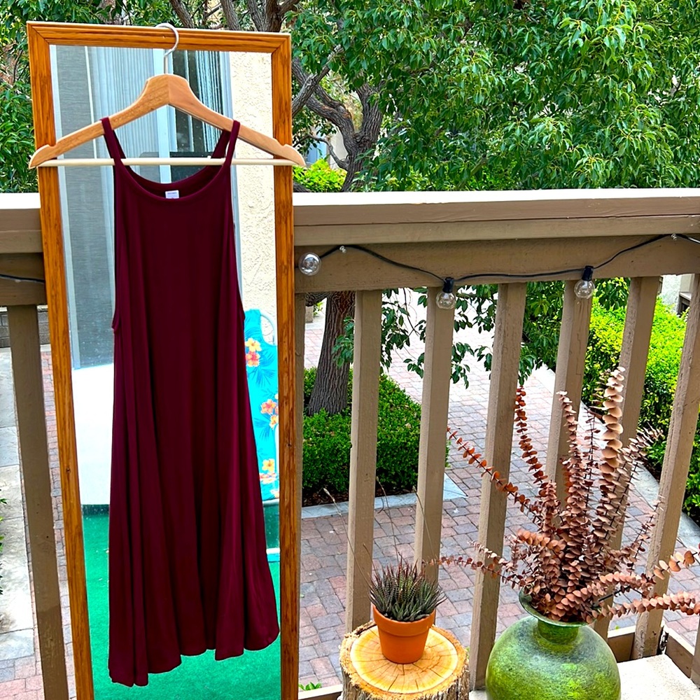 Old Navy Maroon Sundress ☀️ Size XS